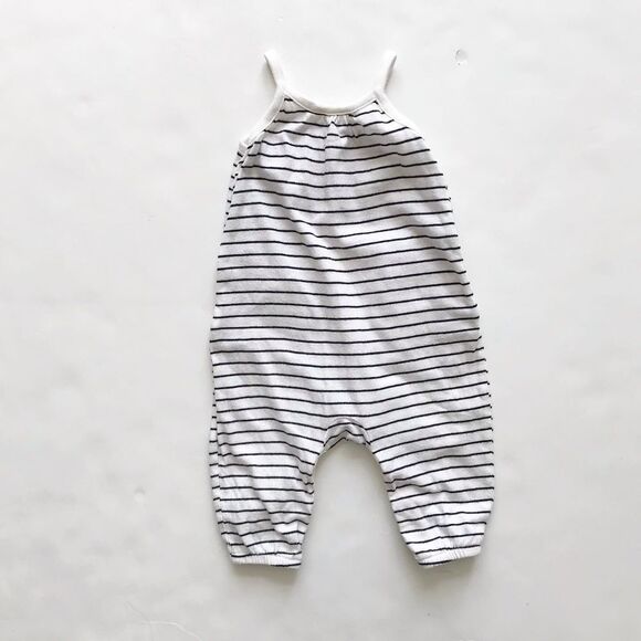 Old Navy stripe tank jumpsuit GUC 3-6m - Picture 6 of 6